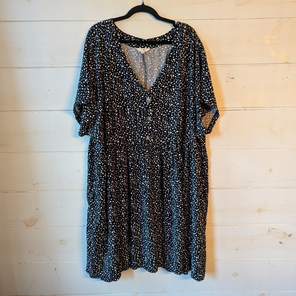 Black and White Polka Dot Dress
